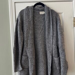Dreamers Cozy Gray Cardigan